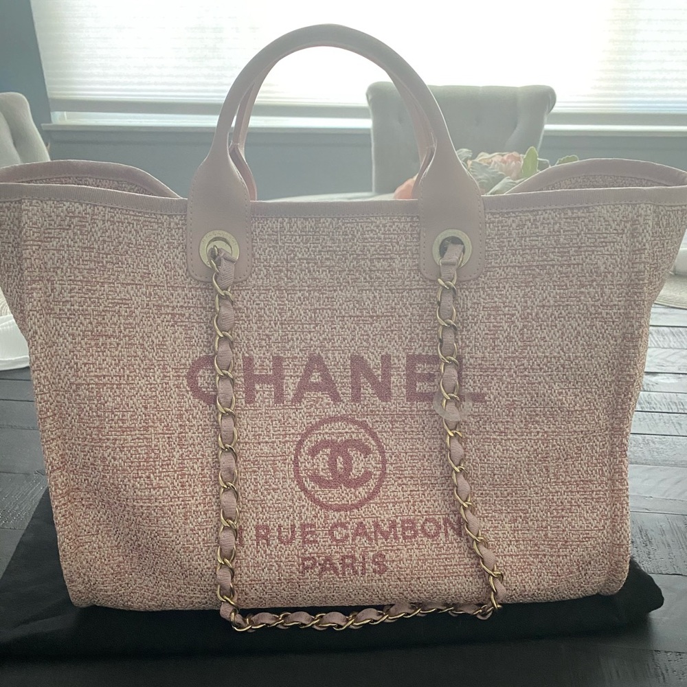 Chanel Deauville Tweed Tote